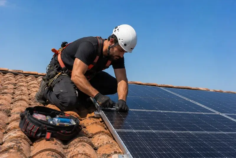 Maintenance et monitoring de panneaux solaires à Aouste-sur-Sye